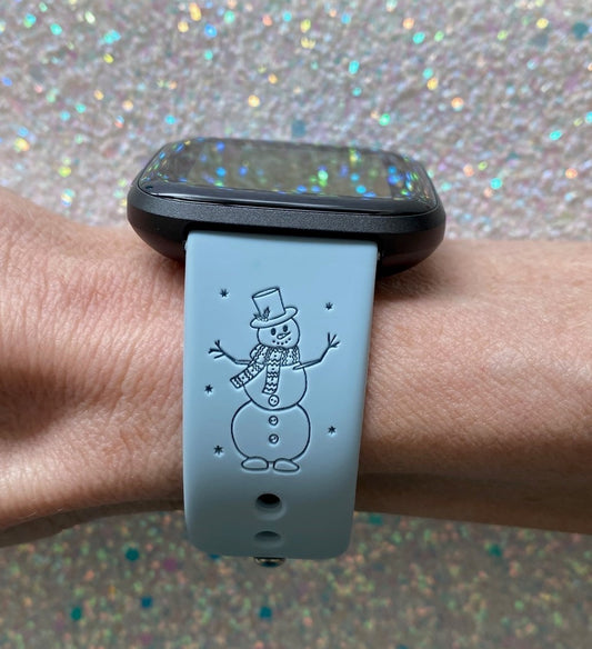 Snowman Fitbit Versa 1/2 Watch Band