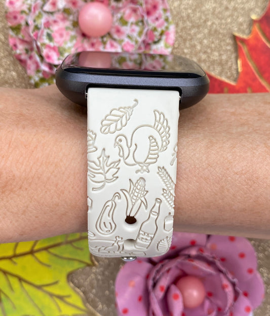 Thanksgiving Fitbit Versa 1/2 Watch Band