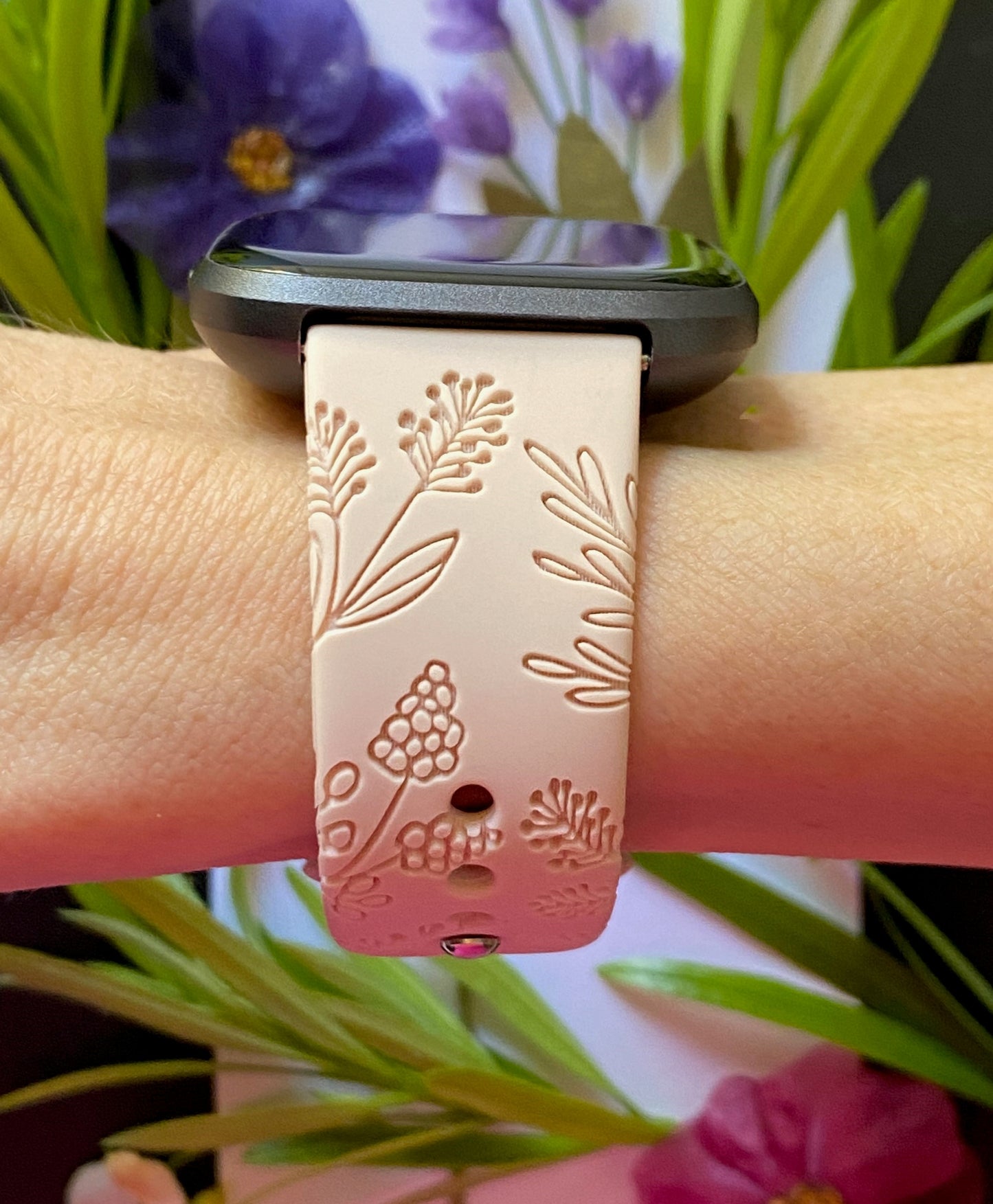Wild Flower Fitbit Versa 1/2 Watch Band