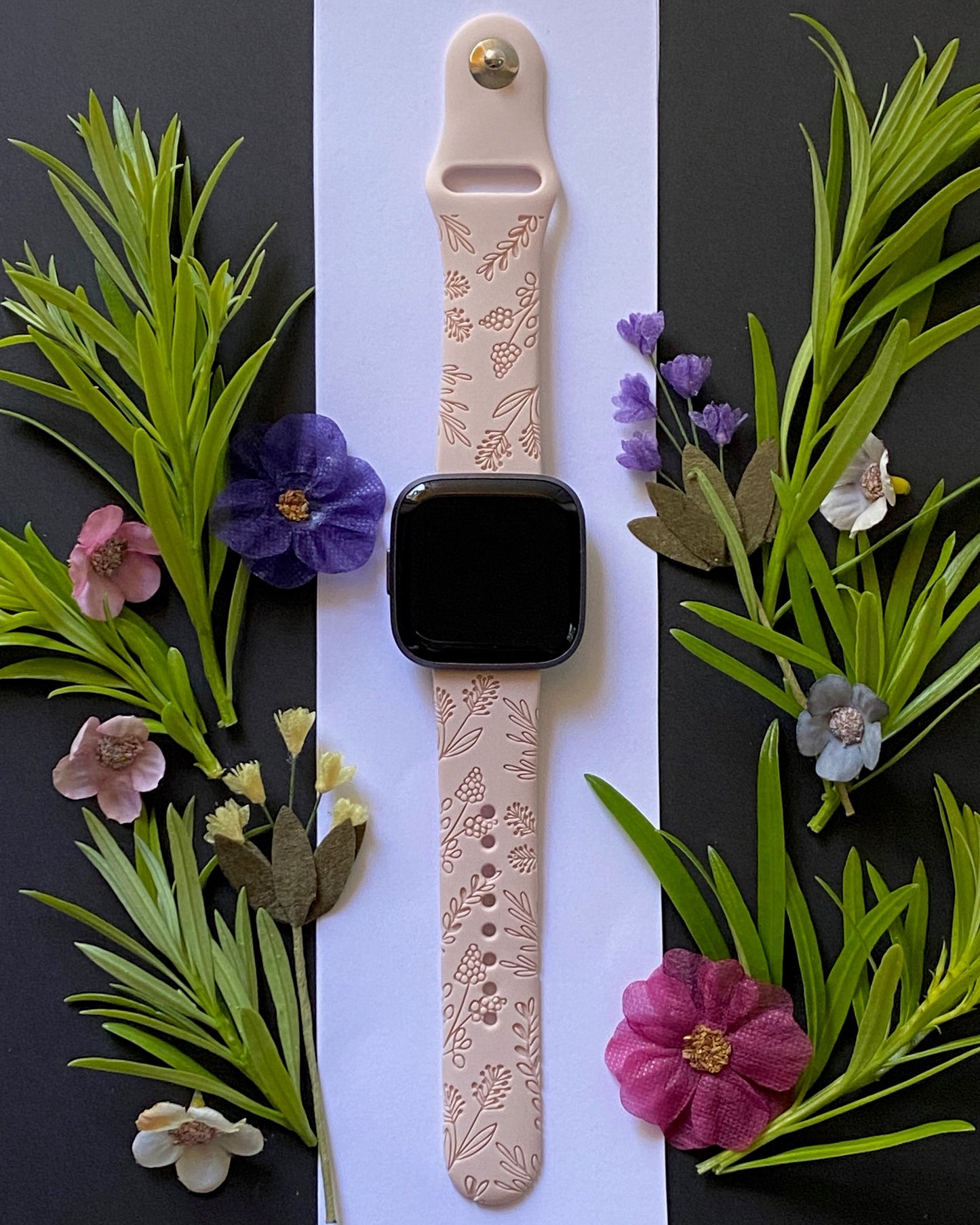 Wild Flower Fitbit Versa 1/2 Watch Band