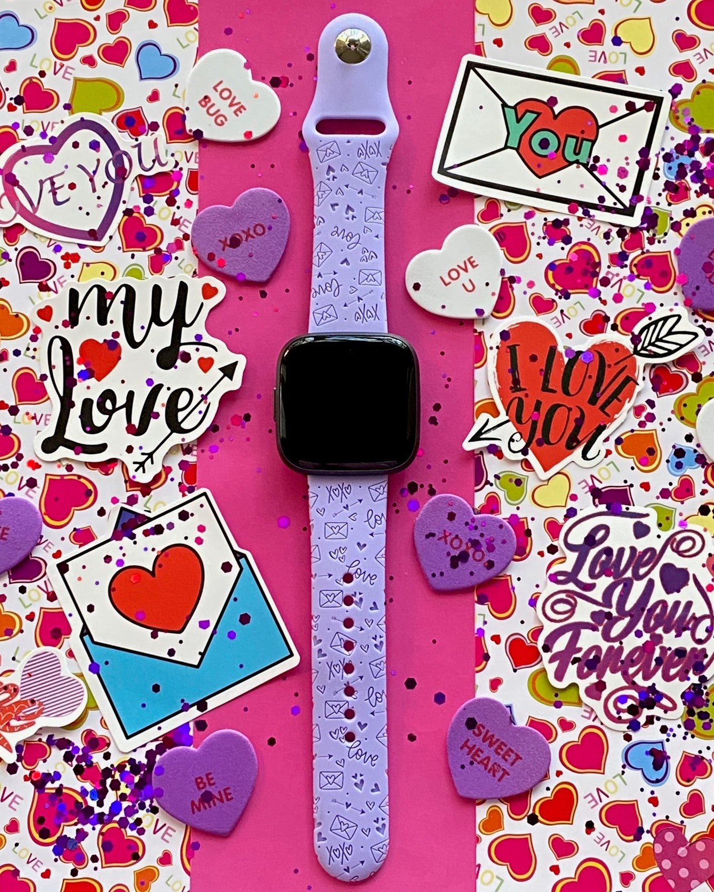Xoxo Valentine's Fitbit Versa 1/2 Watch Band