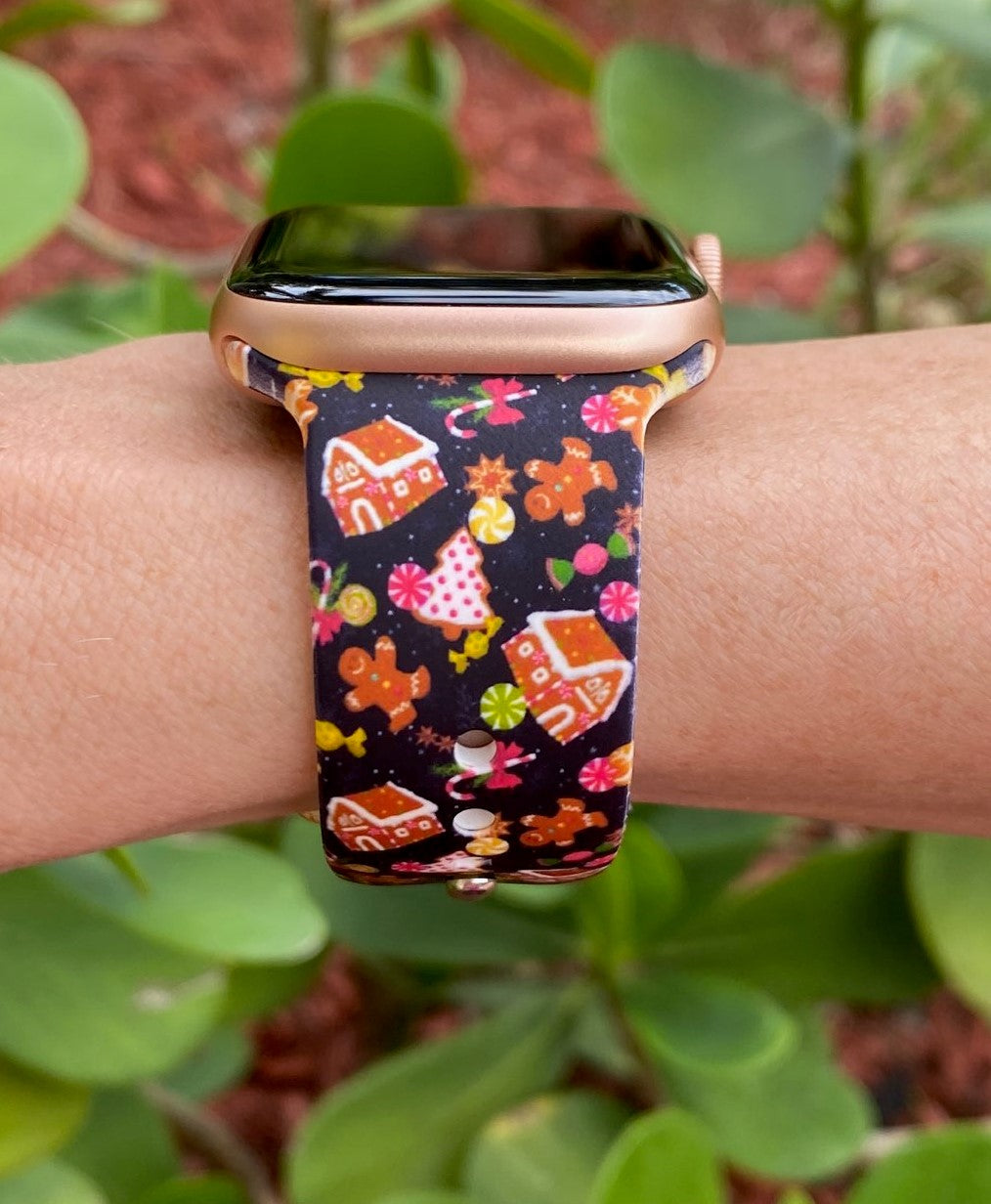 Gingerbread House Watch Band For Apple Watch