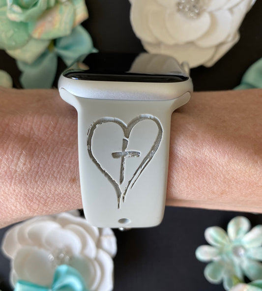 Faith Hope Love Cross Watch Band For Apple Watch