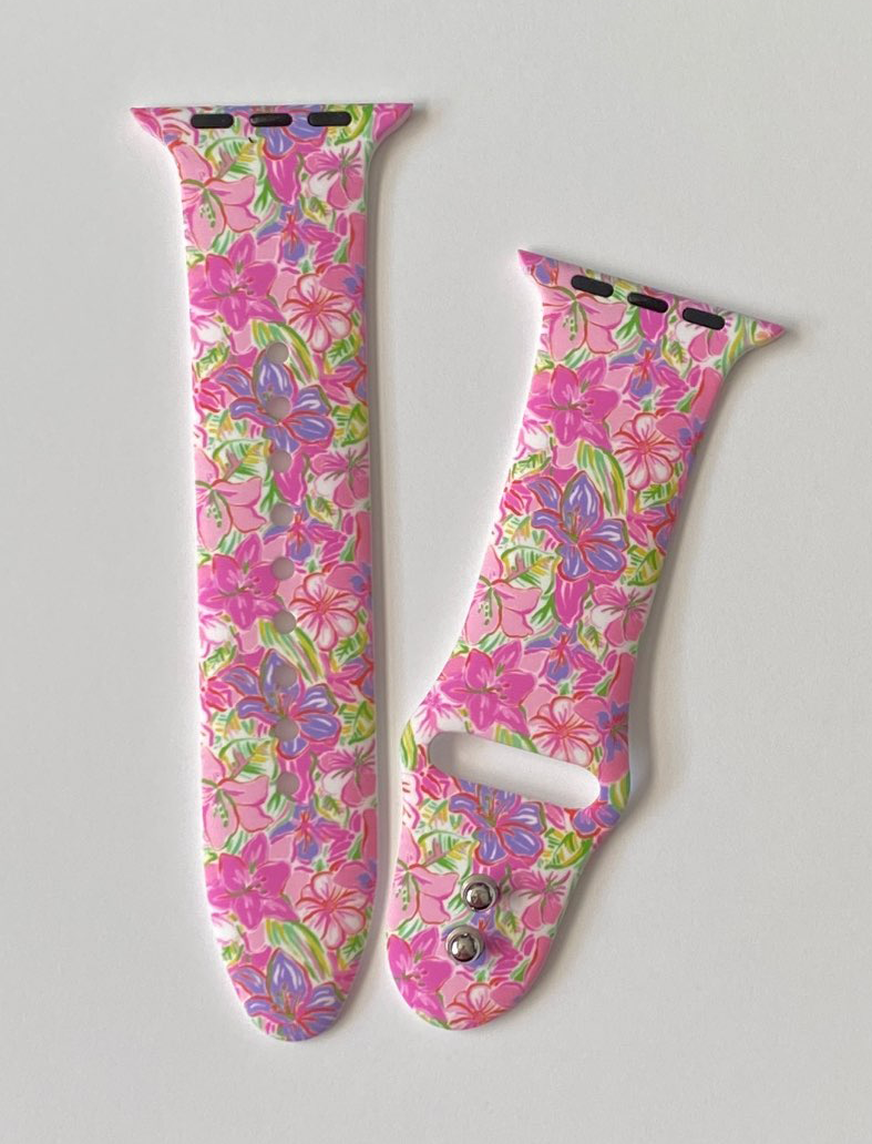 Lavender Tropics Watch Band For Apple Watch