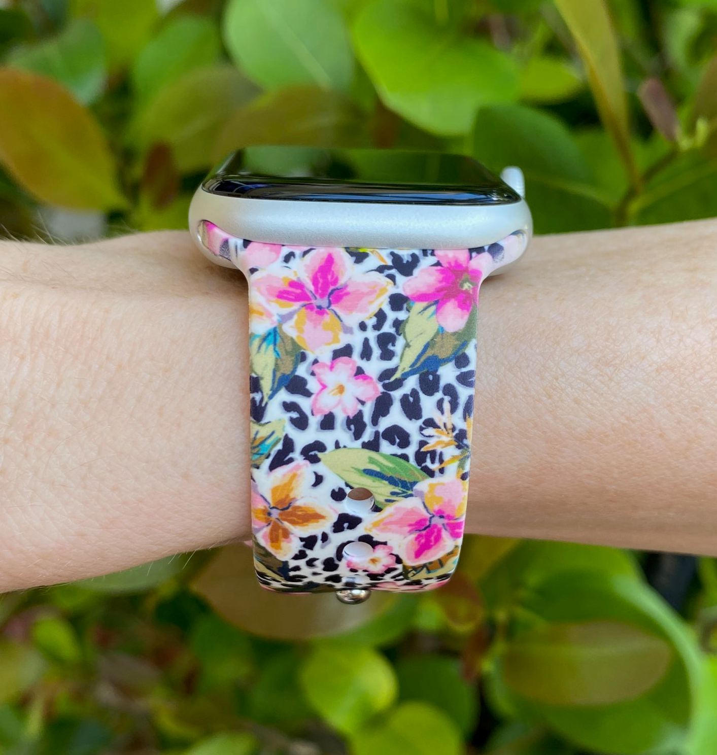 Tropical Leopard Watch Band For Apple Watch