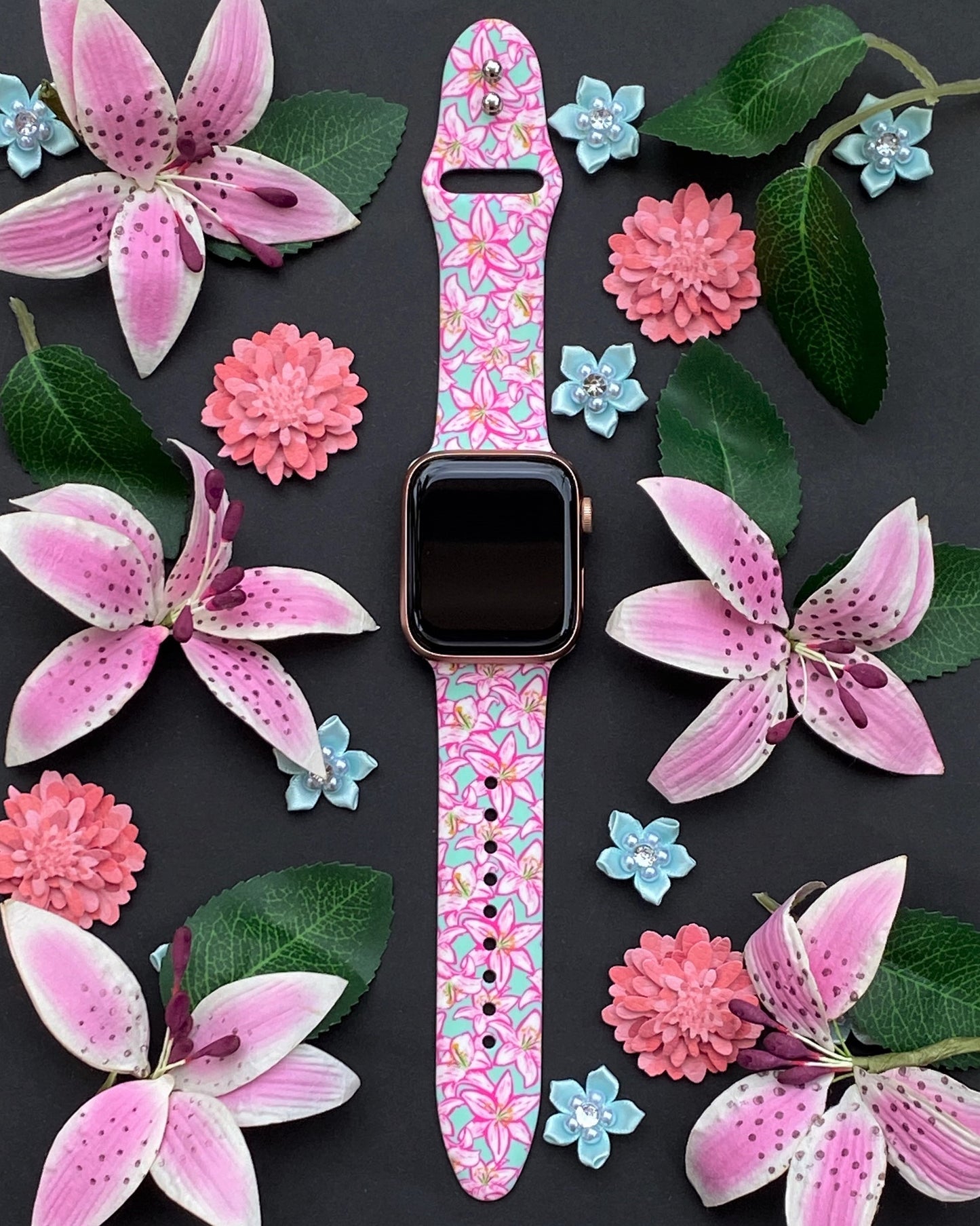 Floral Watch Band For Apple Watch
