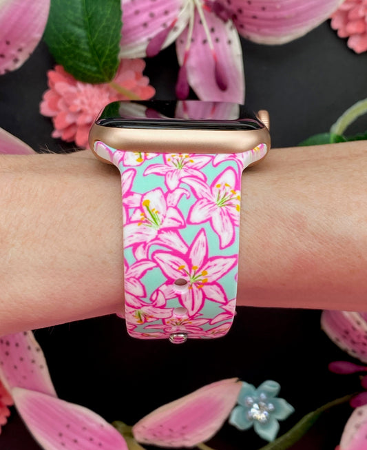 Floral Watch Band For Apple Watch