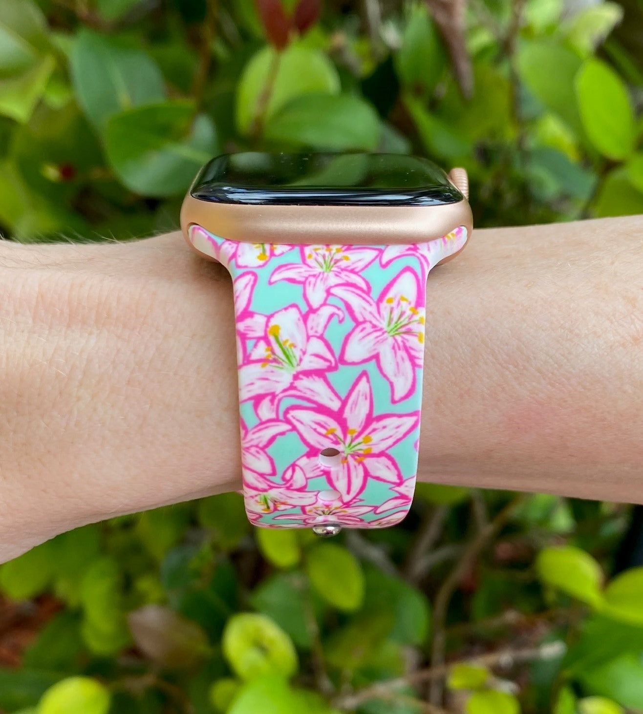 Floral Watch Band For Apple Watch