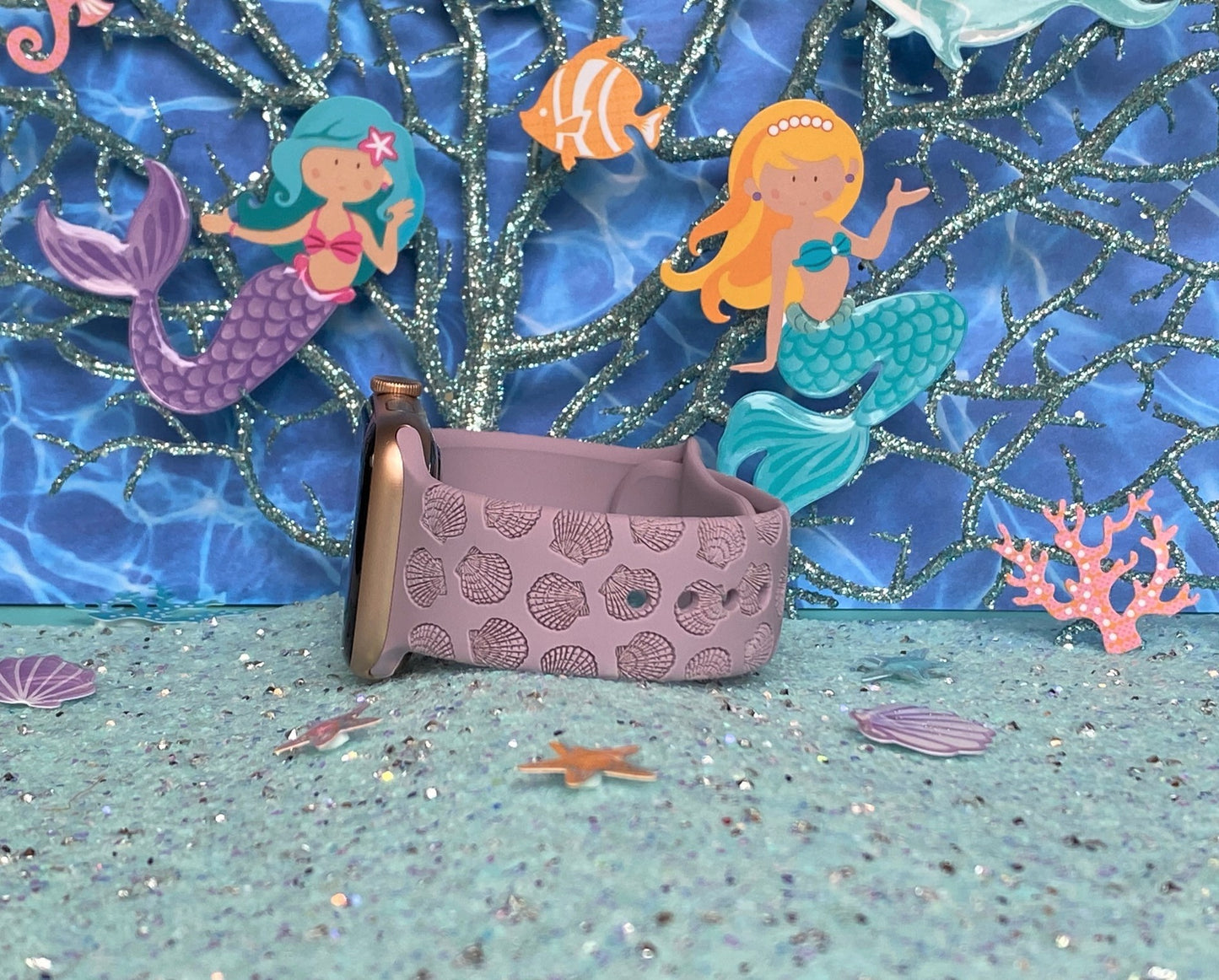 Mermaid Seashells Watch Band For Apple Watch