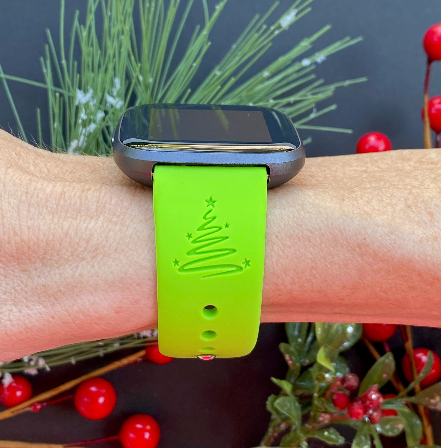 Merry and Bright Fitbit Versa 1/2 Watch Band