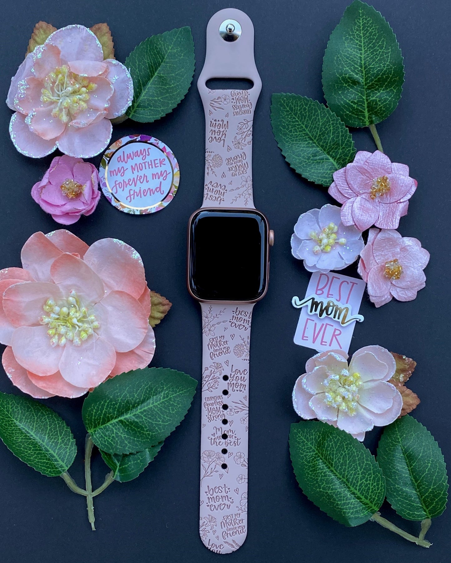 Mother's Day Floral Watch Band For Apple Watch
