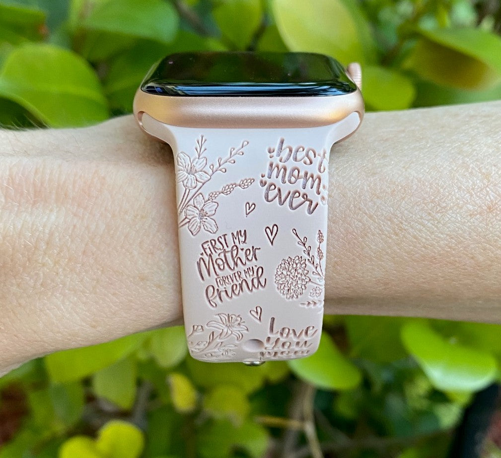 Mother's Day Floral Watch Band For Apple Watch