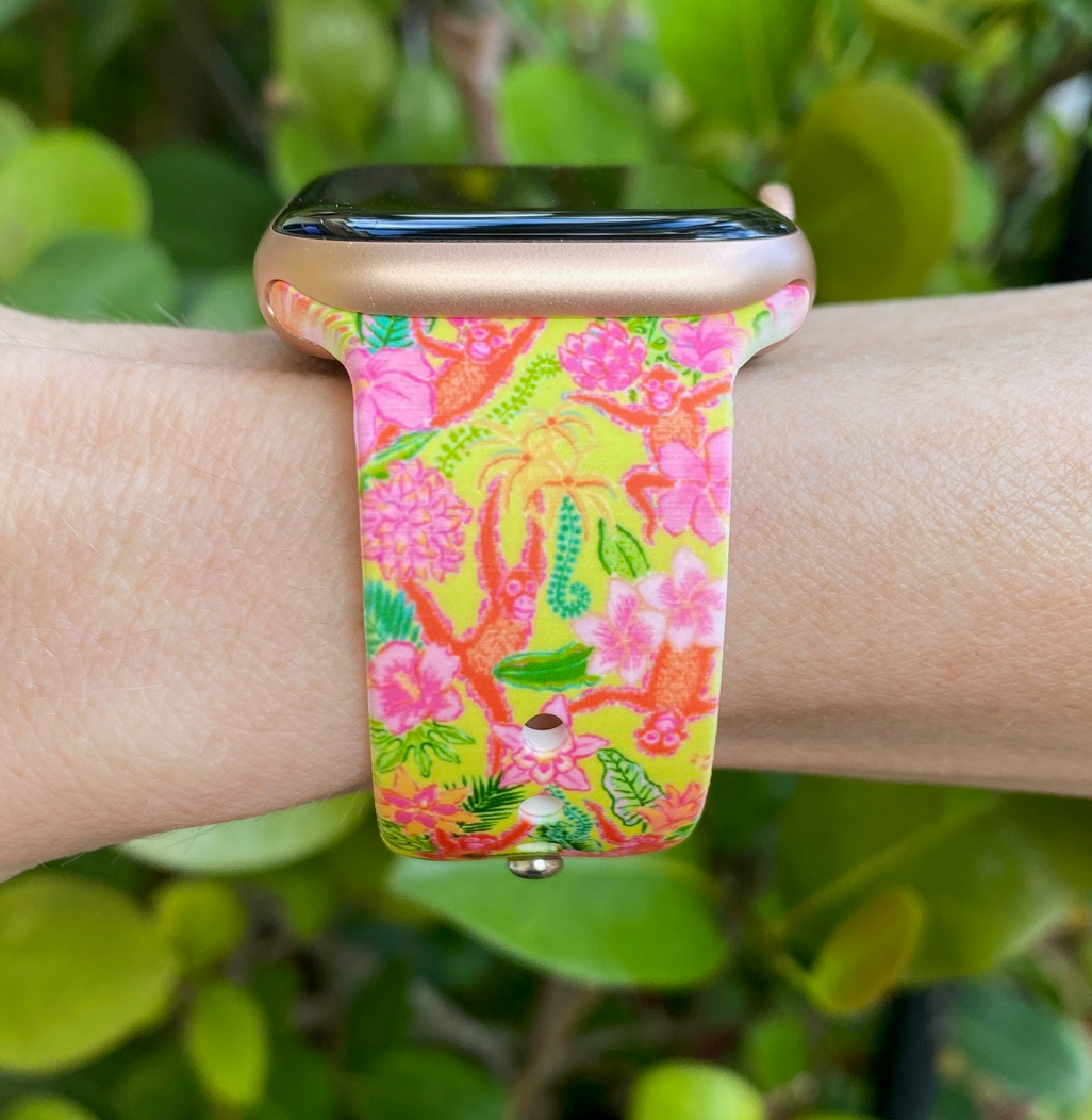 Tropical Yellow Watch Band For Apple Watch