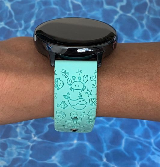 Ocean Life 20mm Samsung Galaxy Watch Band