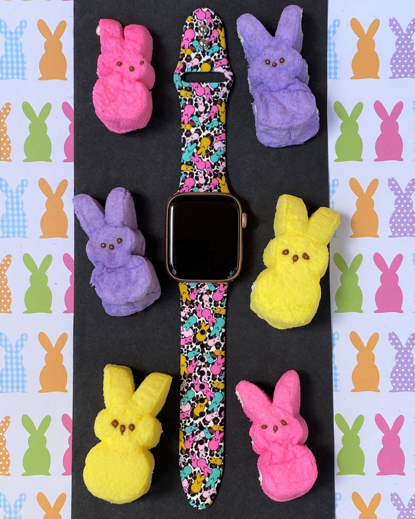 Leopard Easter Peeps Watch Band For Apple Watch