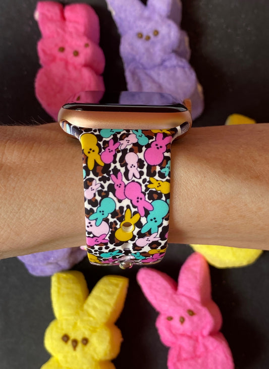 Leopard Easter Peeps Watch Band For Apple Watch