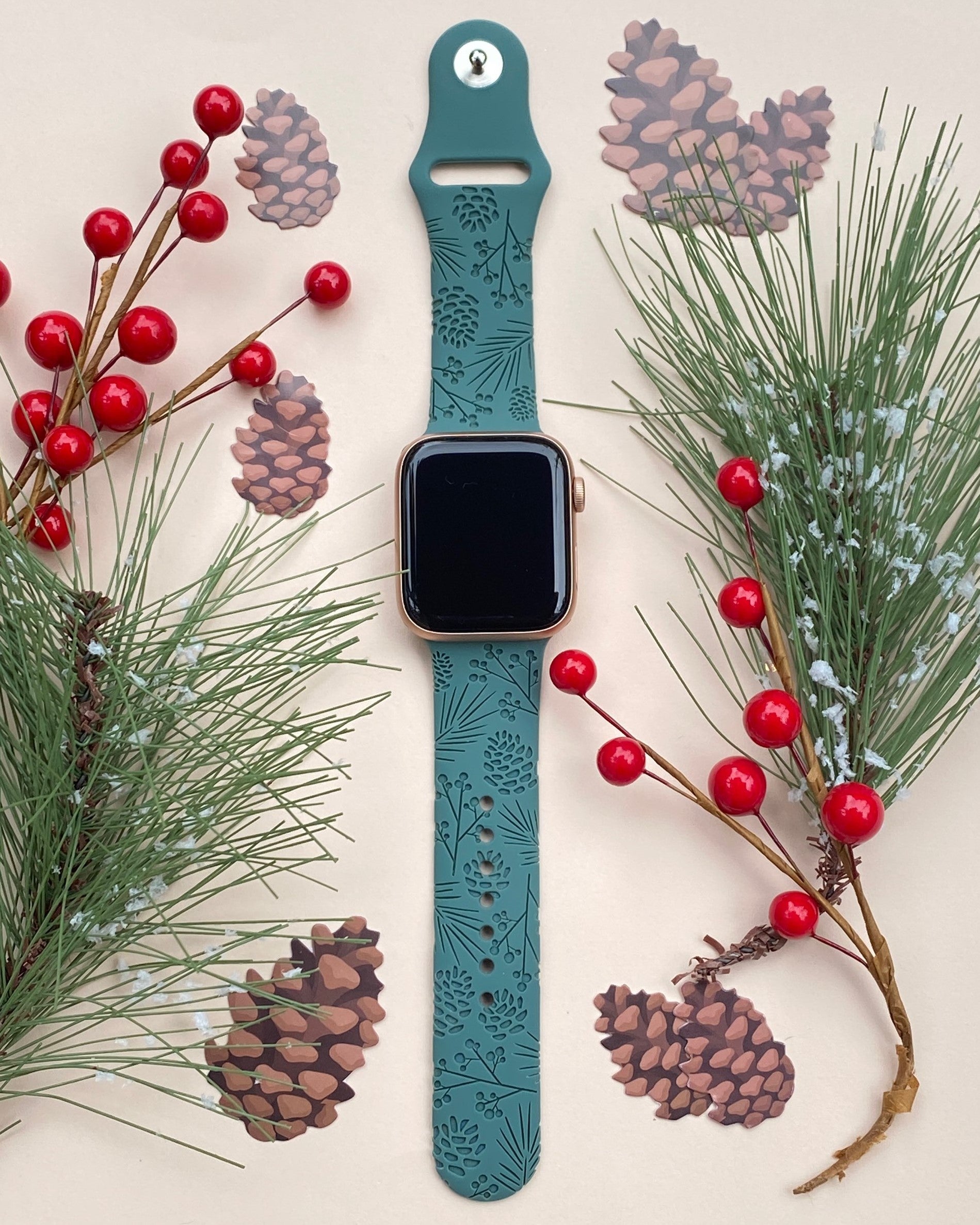 Pine Cone Watch Band For Apple Watch - Main Image