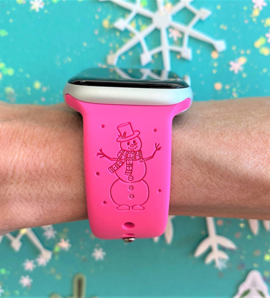 Snowman Watch Band For Apple Watch