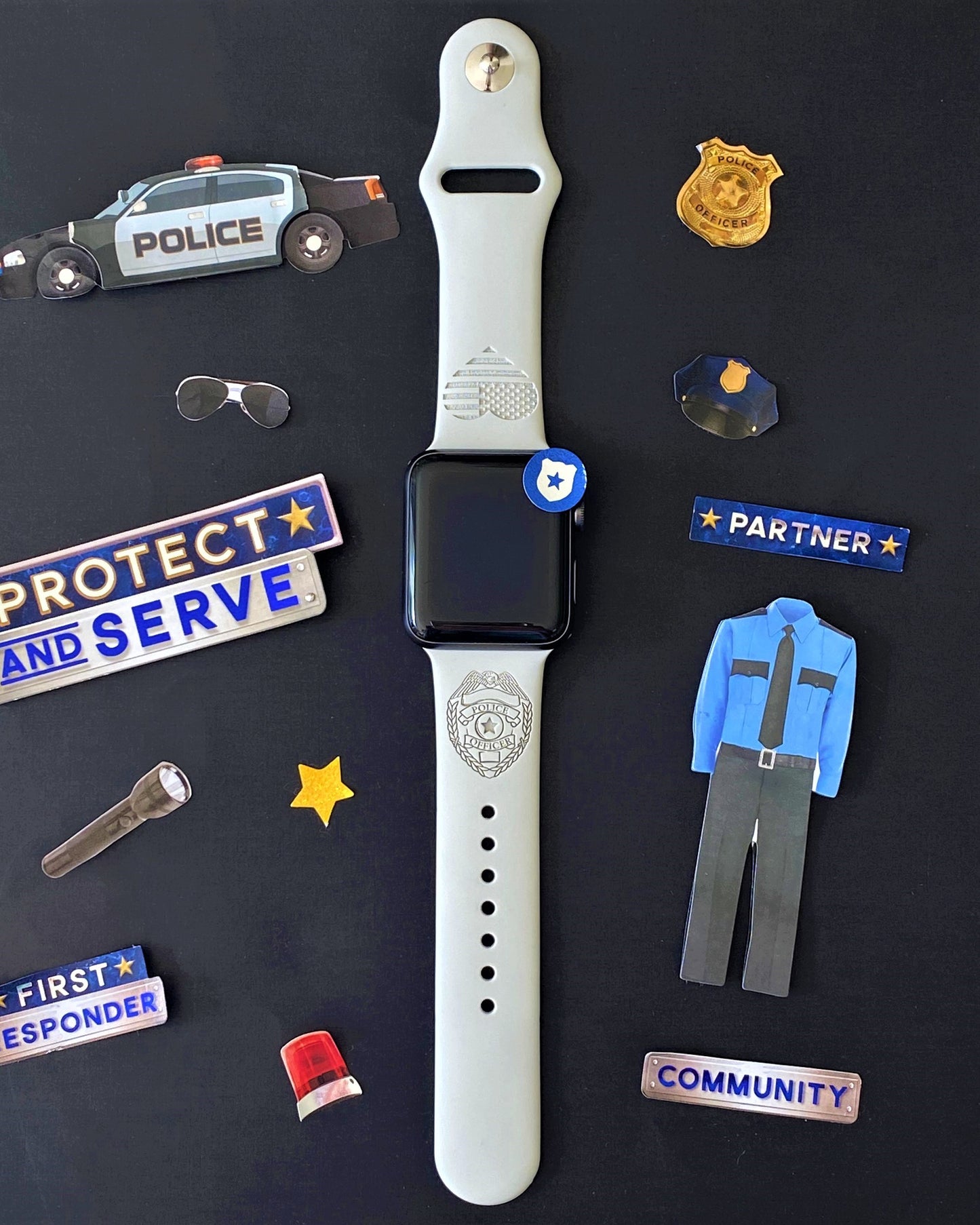 Police Watch Band For Apple Watch