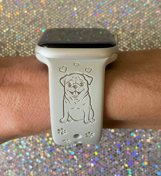 Pug Dog Watch Band For Apple Watch