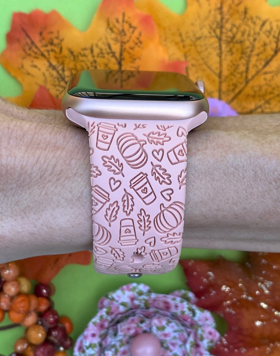 Pumpkin Spice Latte Watch Band For Apple Watch
