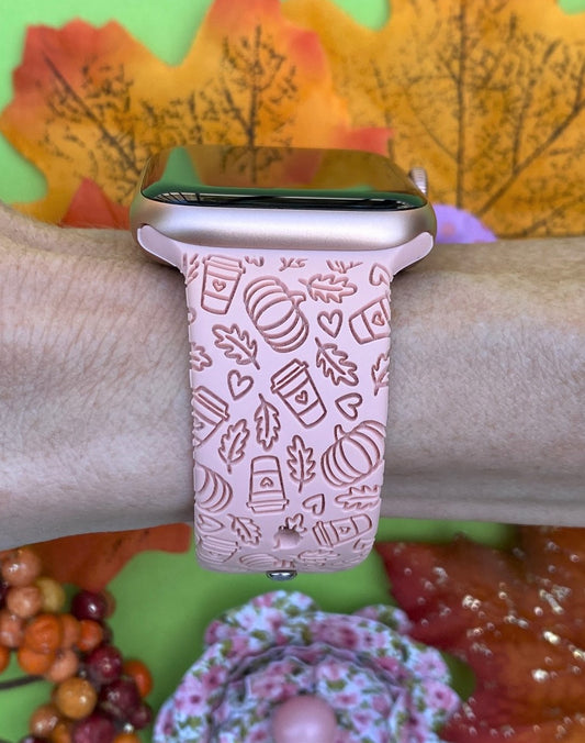 Pumpkin Spice Latte Watch Band For Apple Watch