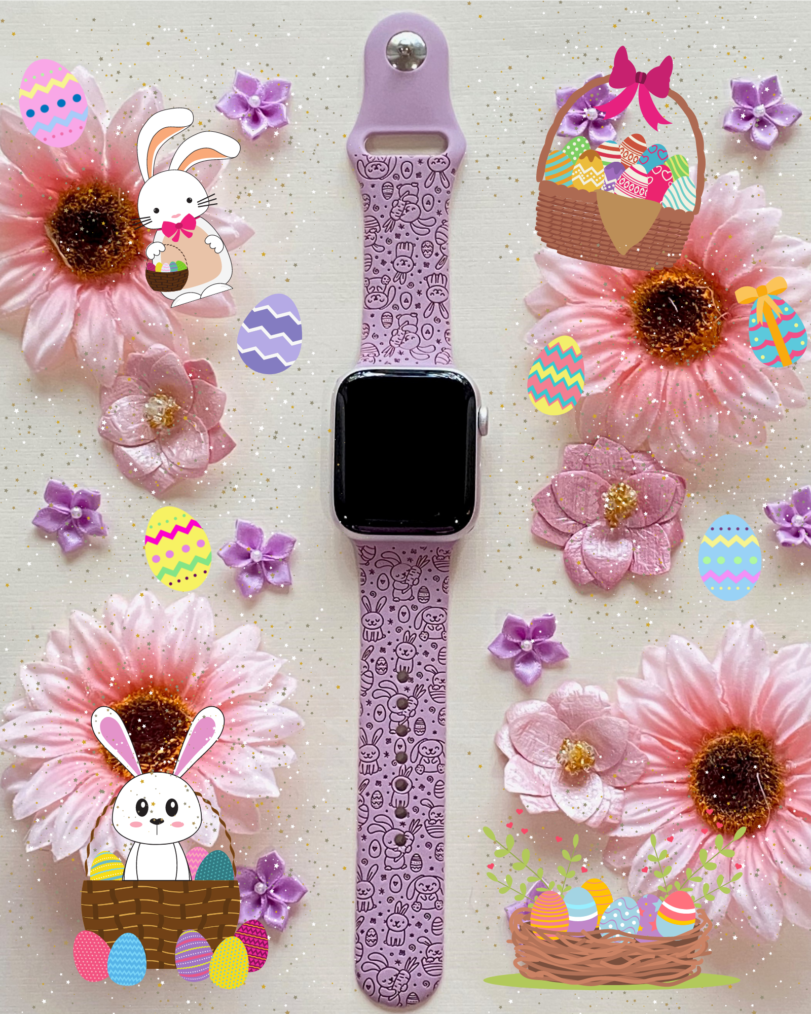 Easter Bunny Apple Watch Band