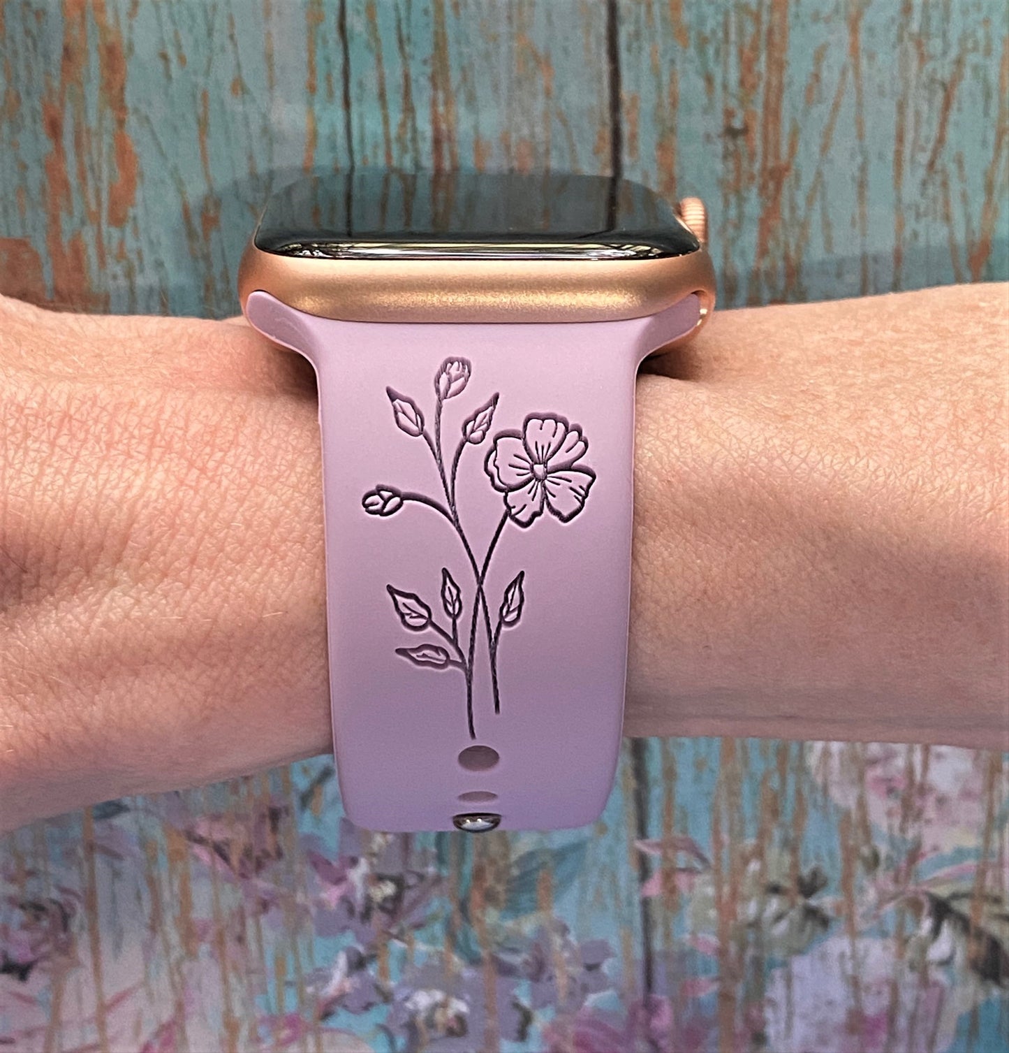 Spring Flower Watch Band For Apple Watch