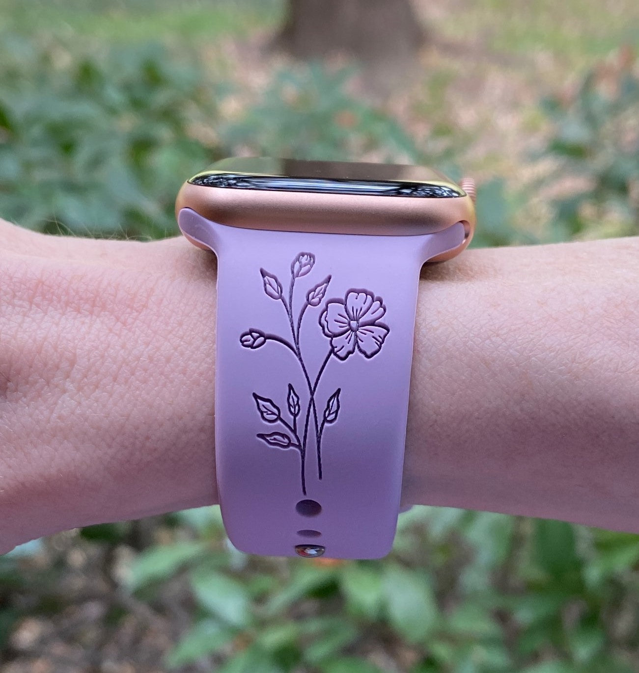 Spring Flower Watch Band For Apple Watch