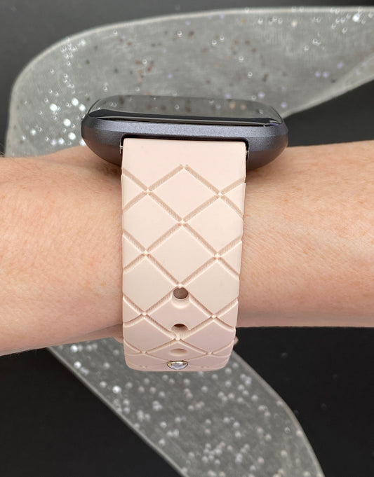 Fancy Quilt Fitbit Versa 1/2 Watch Band