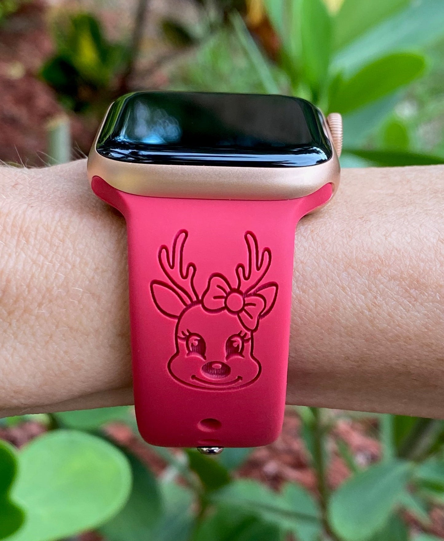 Cute Reindeer Watch Band For Apple Watch