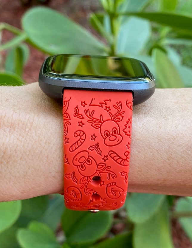 Reindeer Fitbit Versa 1/2 Watch Band