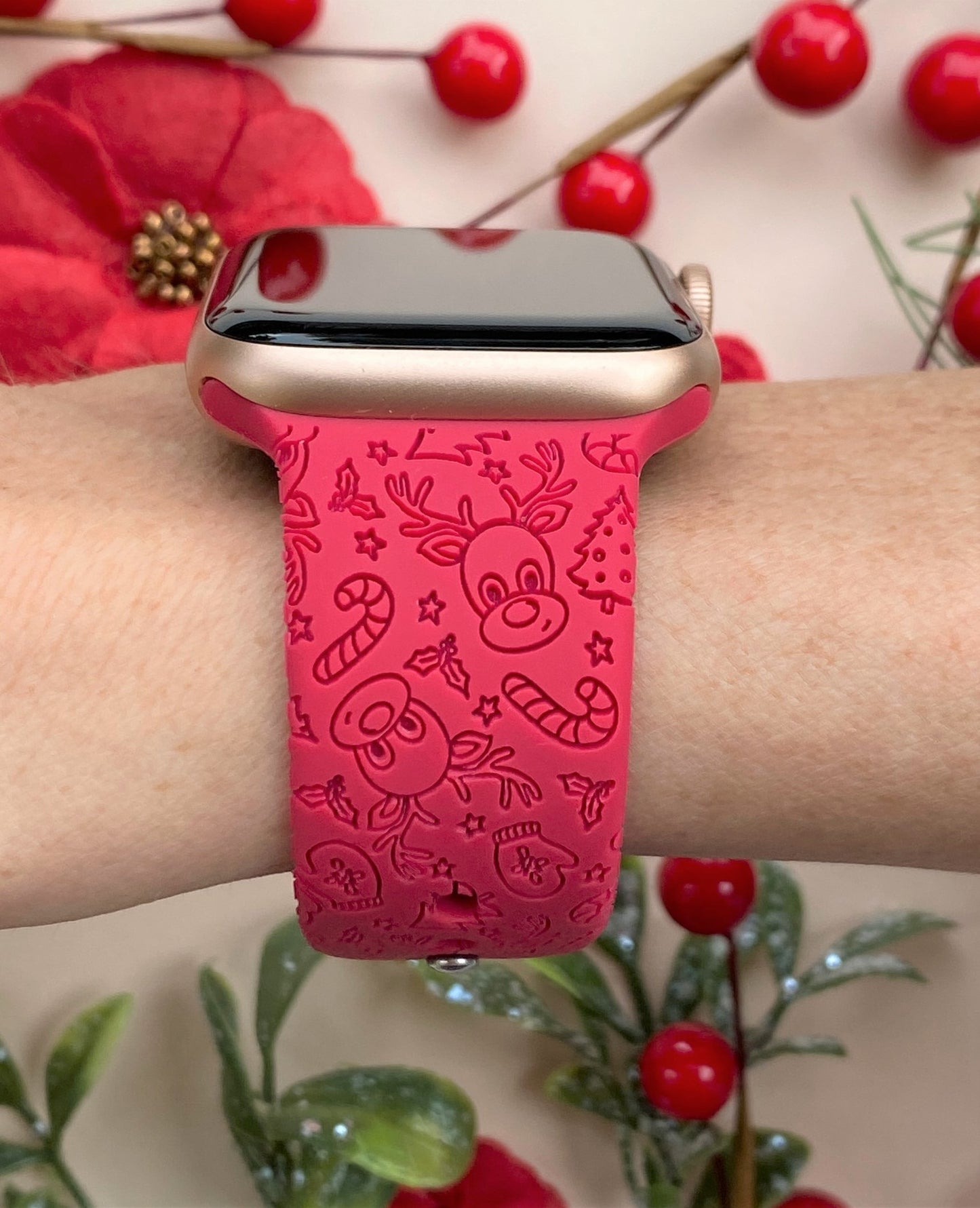 Reindeer Watch Band For Apple Watch