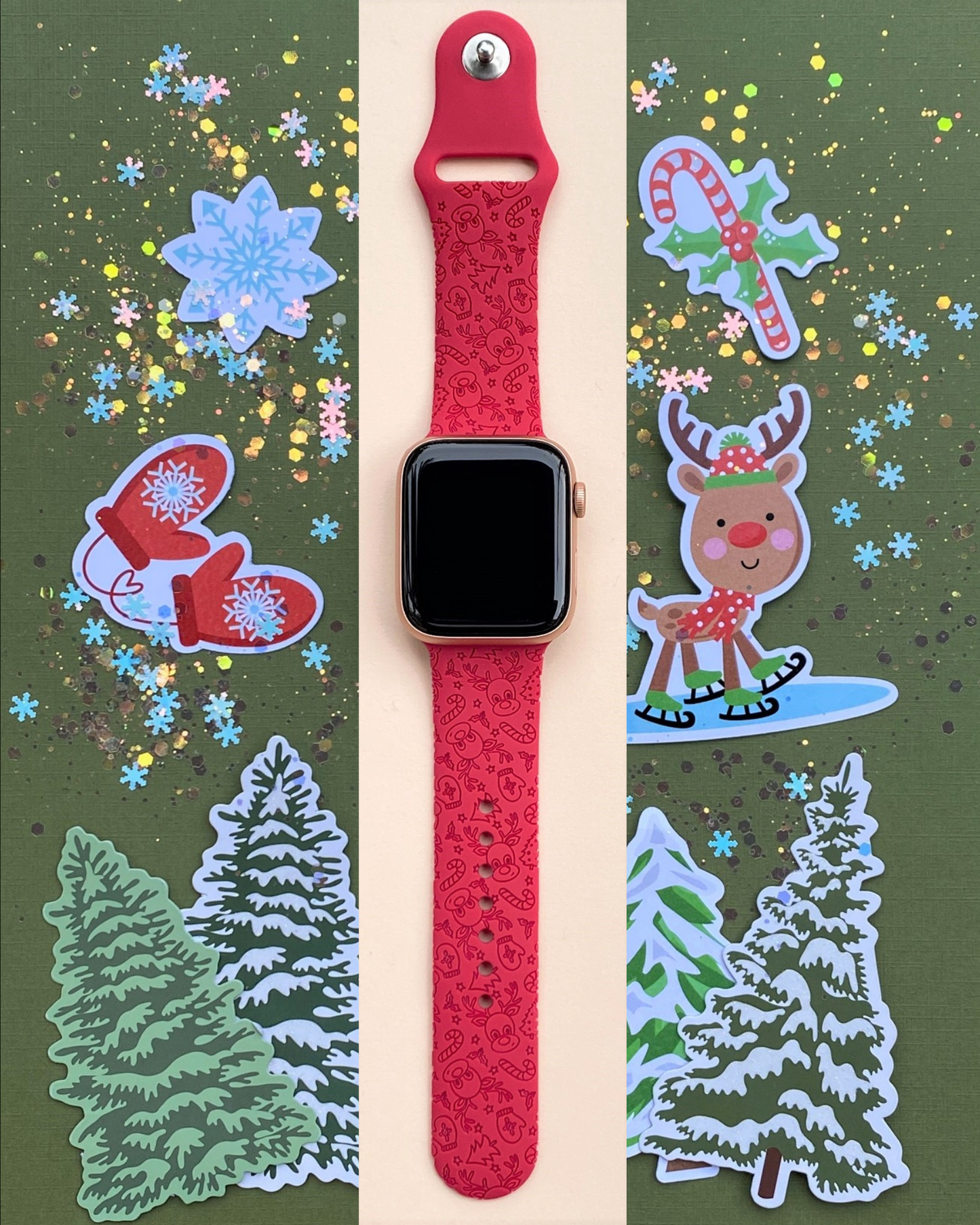 Reindeer Watch Band For Apple Watch