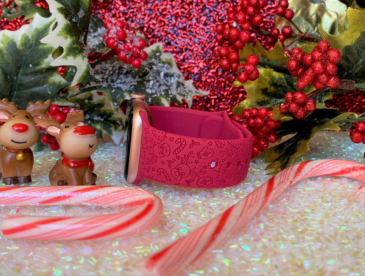 Reindeer Watch Band For Apple Watch