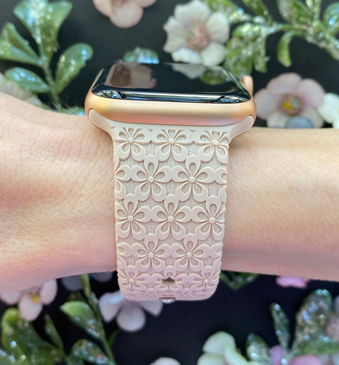 Retro Flower Apple Watch Band
