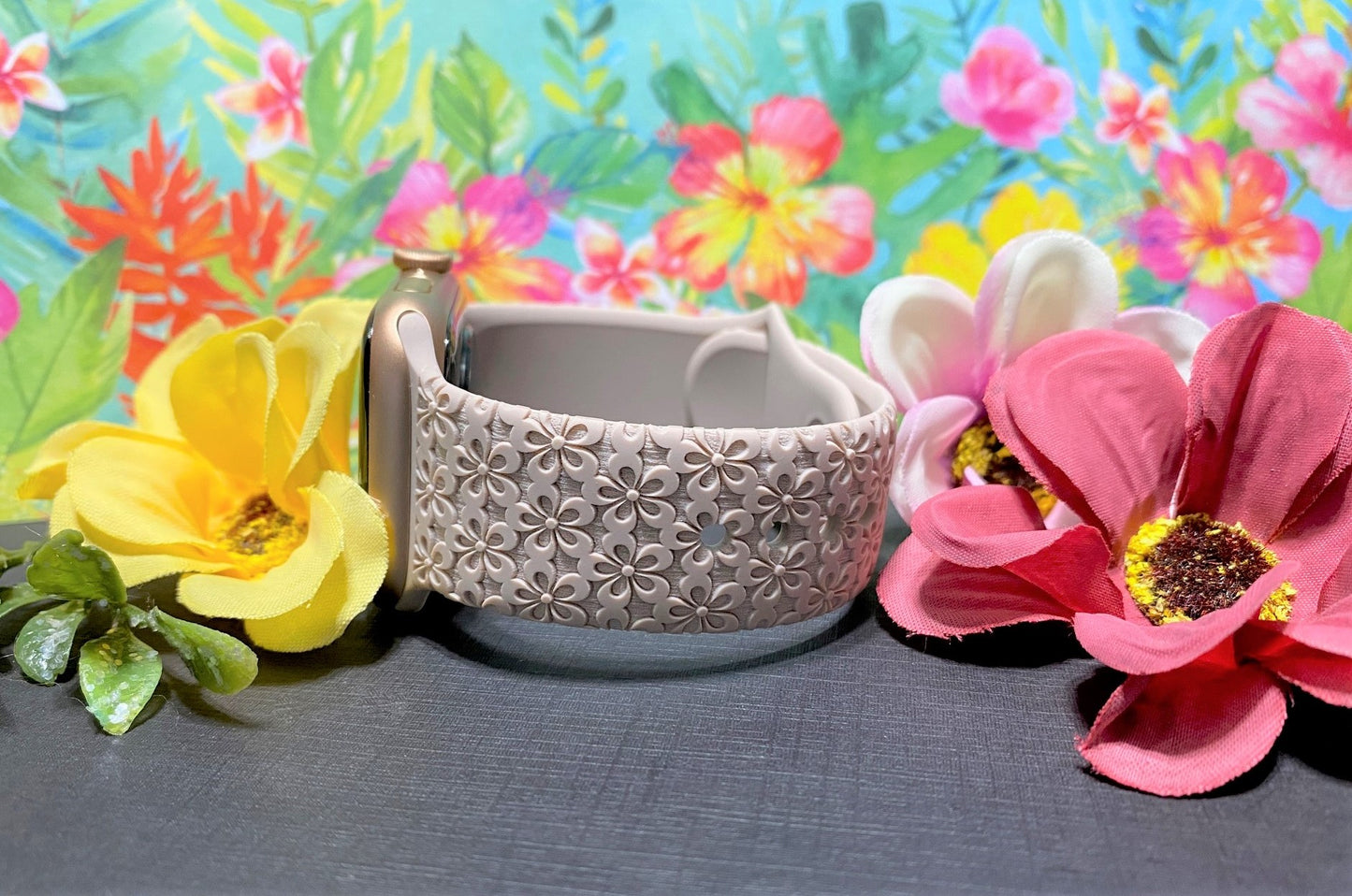 Retro Flower Apple Watch Band