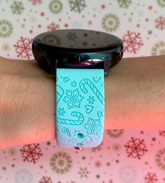 Candy Cane 20mm Samsung Galaxy Watch Band