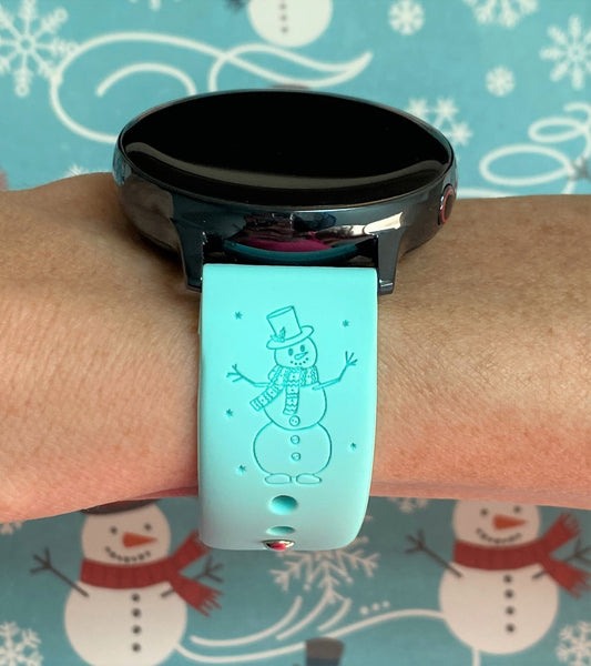 Snowman 20mm Samsung Galaxy Watch Band