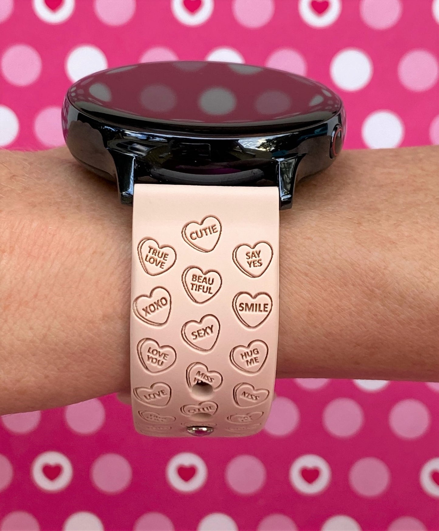 Candy Hearts 20mm Samsung Galaxy Watch Band