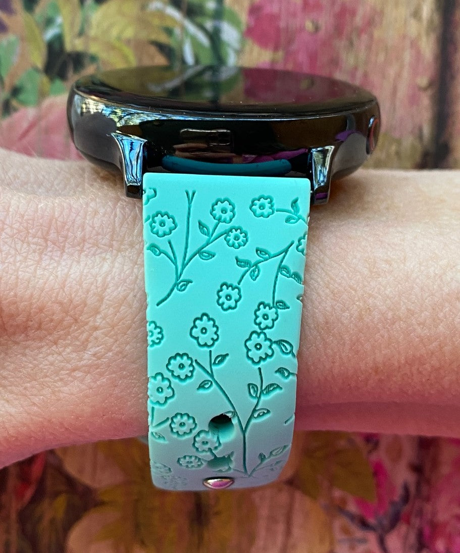 Spring Flowers 20mm Samsung Watch Band
