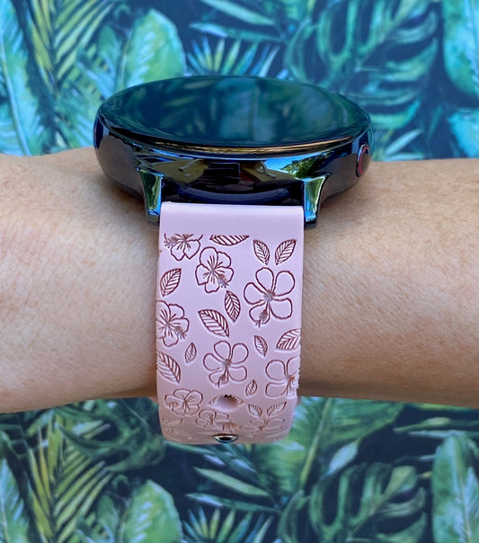 Hibiscus 20mm Samsung Galaxy Watch Band