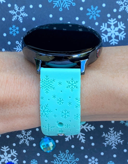 Snowflake 20mm Samsung Galaxy Watch Band