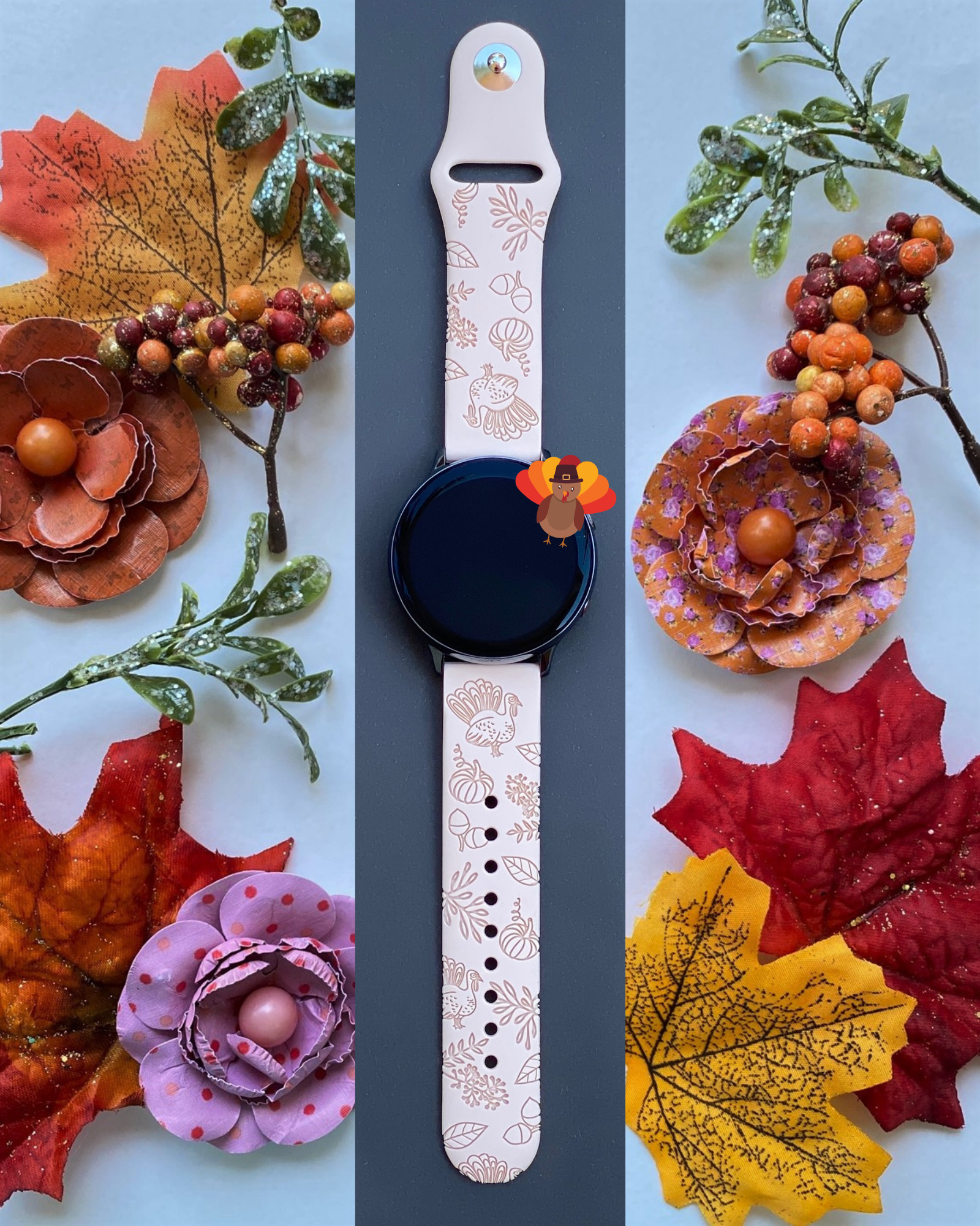 Thanksgiving 20mm Samsung Galaxy Watch Band – Lux Bands Shop