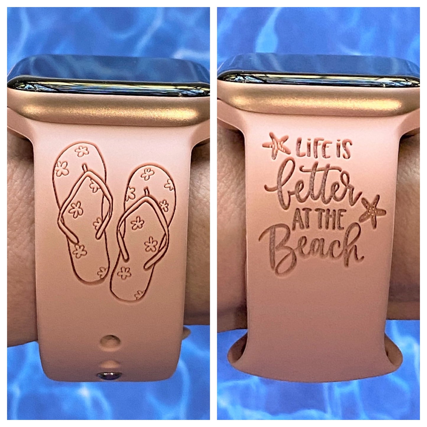 Flip Flops Beach Watch Band For Apple Watch