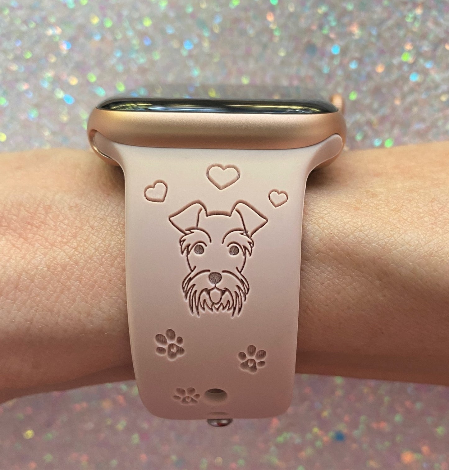 Schnauzer Dog Watch Band For Apple Watch