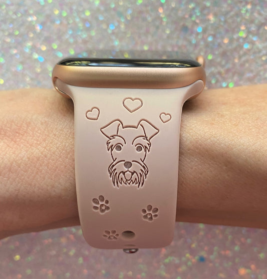 Schnauzer Dog Watch Band For Apple Watch