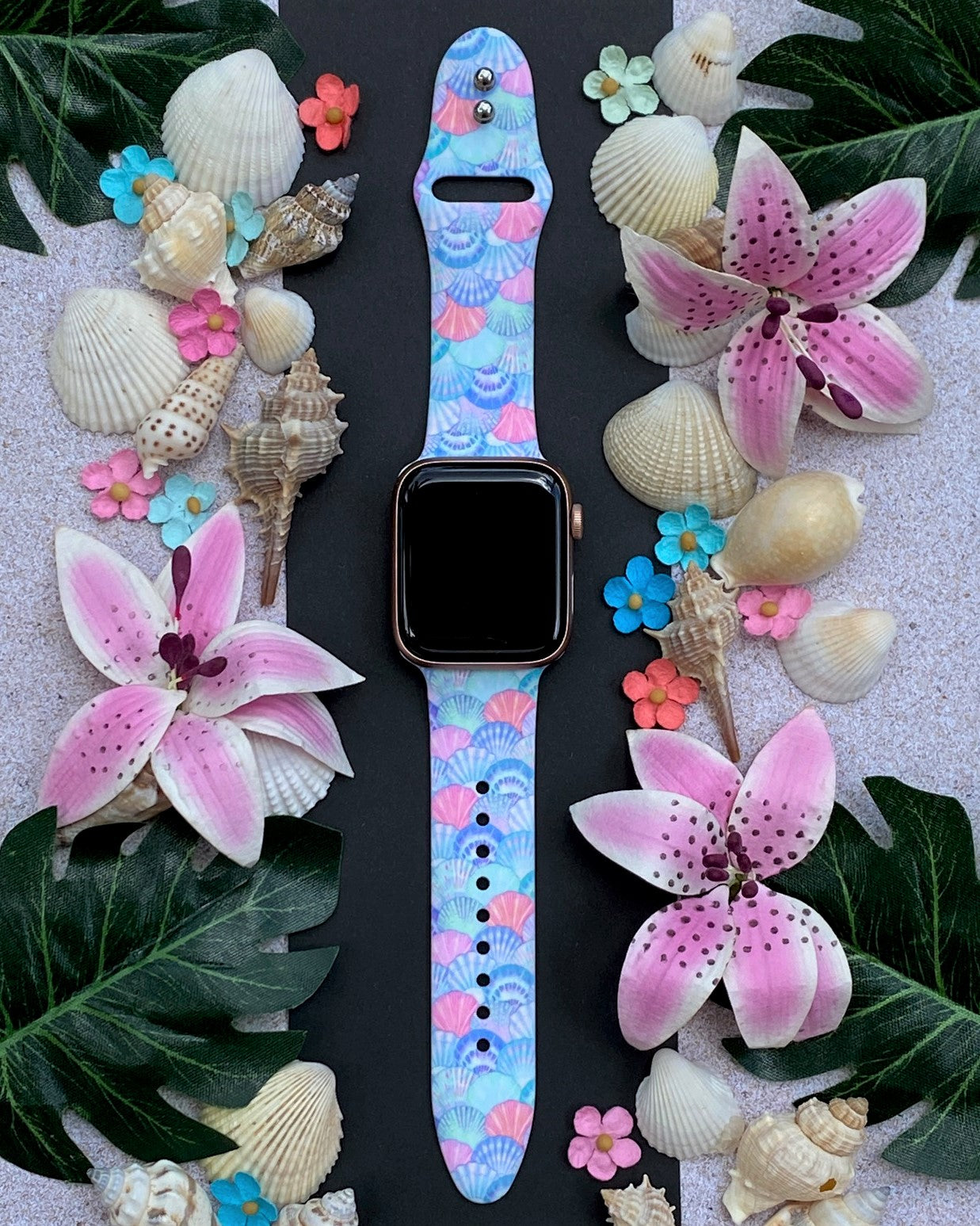 Seashells Watch Band For Apple Watch