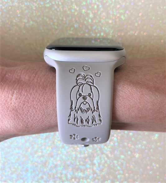 Cute Shih Tzu Dog Watch Band For Apple Watch