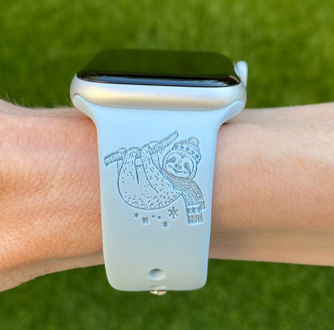Sloth Winter Watch Band For Apple Watch